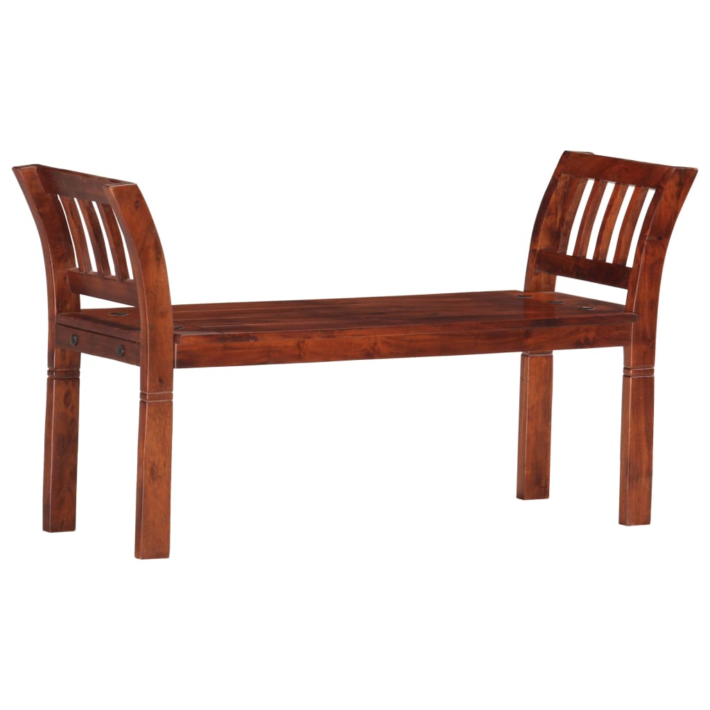 Bench 111 Cm Solid Acacia Wood
