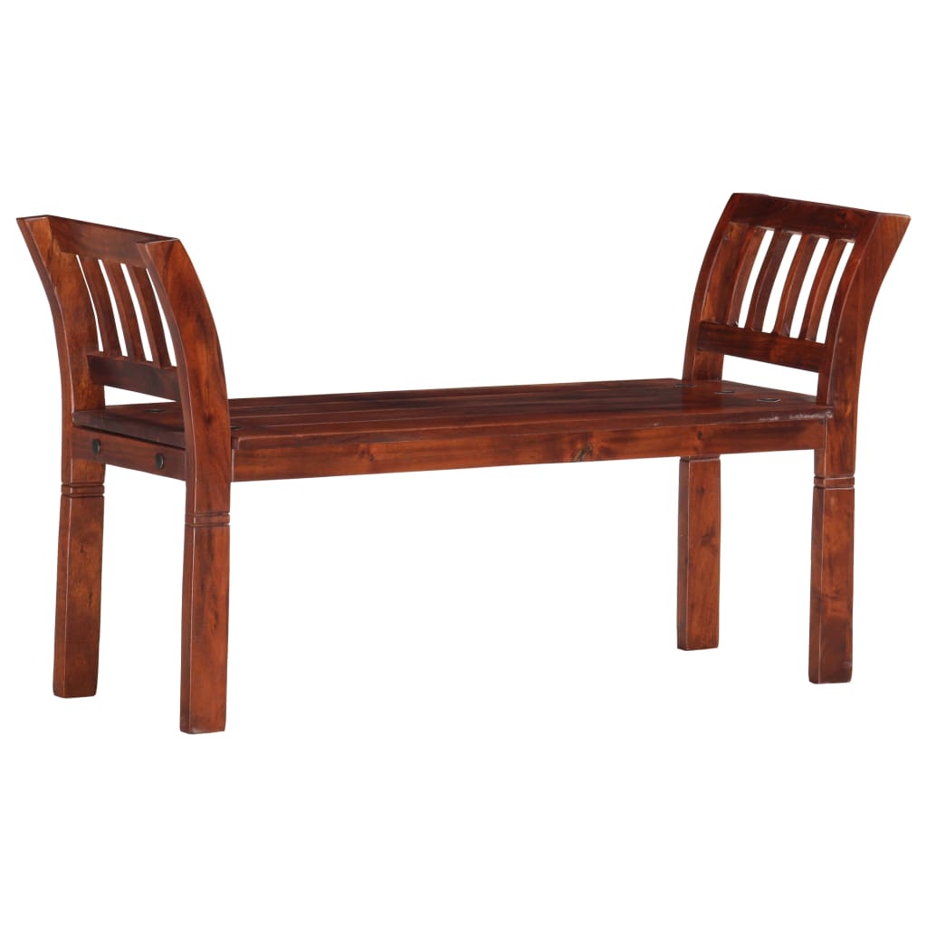 Bench 111 Cm Solid Acacia Wood