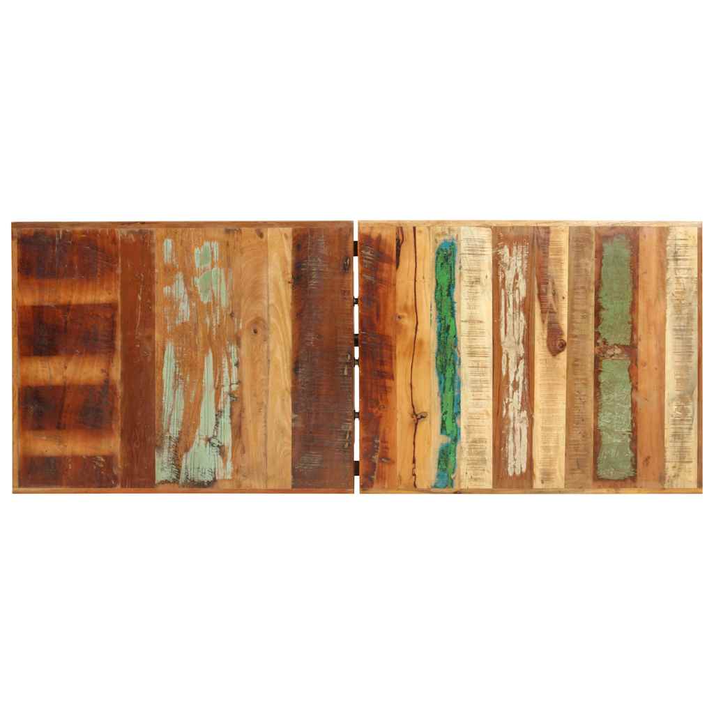 Dining Table Bar 180X70X107 Cm Solid Wood Acacia Iron Brown Natural 180 Cm Brown
