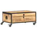 Coffee Table 70X50X33 Cm Solid Mango Wood