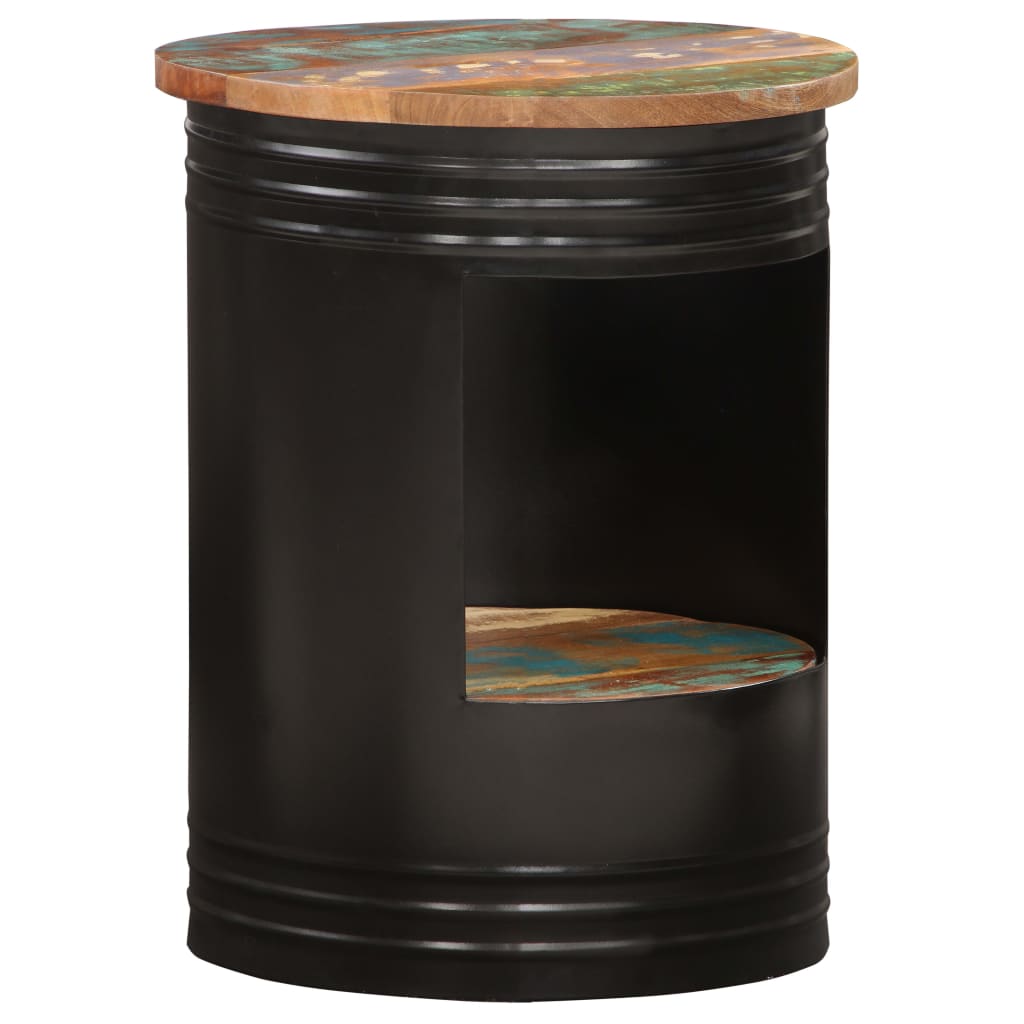 Coffee Table Black 68X Solid Acacia Wood