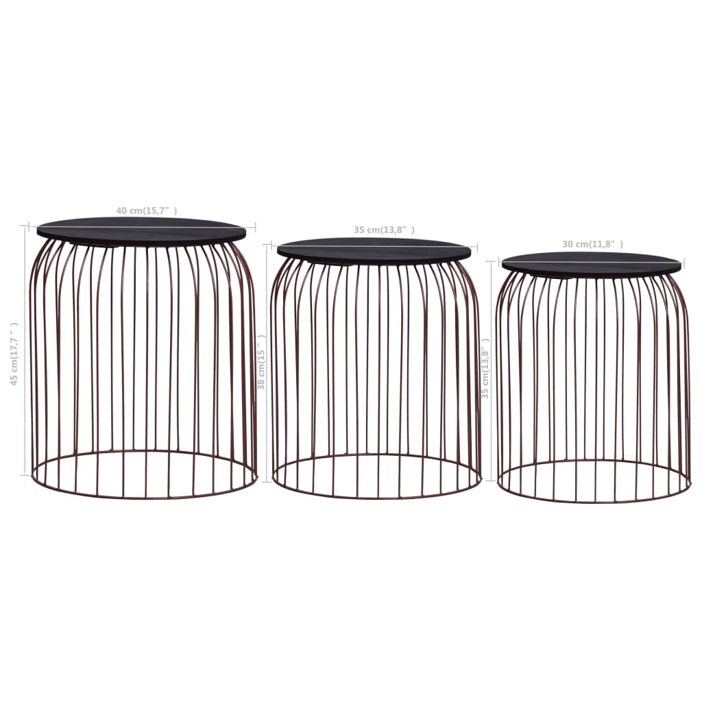 Coffee Tables 3 Pcs