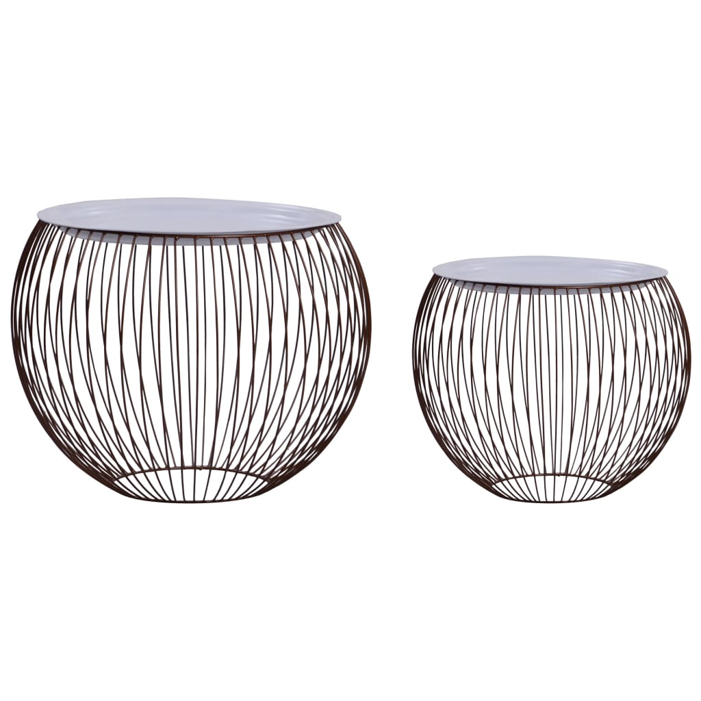 Coffee Table 2 Pcs Gold