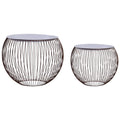 Coffee Table 2 Pcs Gold