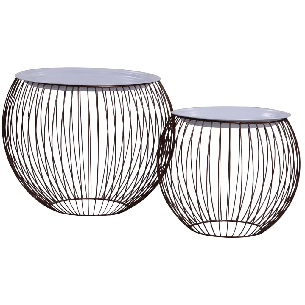 Coffee Table 2 Pcs Gold