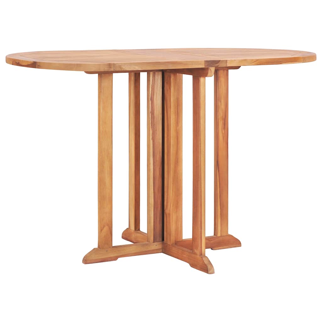 Outdoor Table Folding Butterfly Garden Solid Wood Teak 120 x 70 x 75 cm Foldable