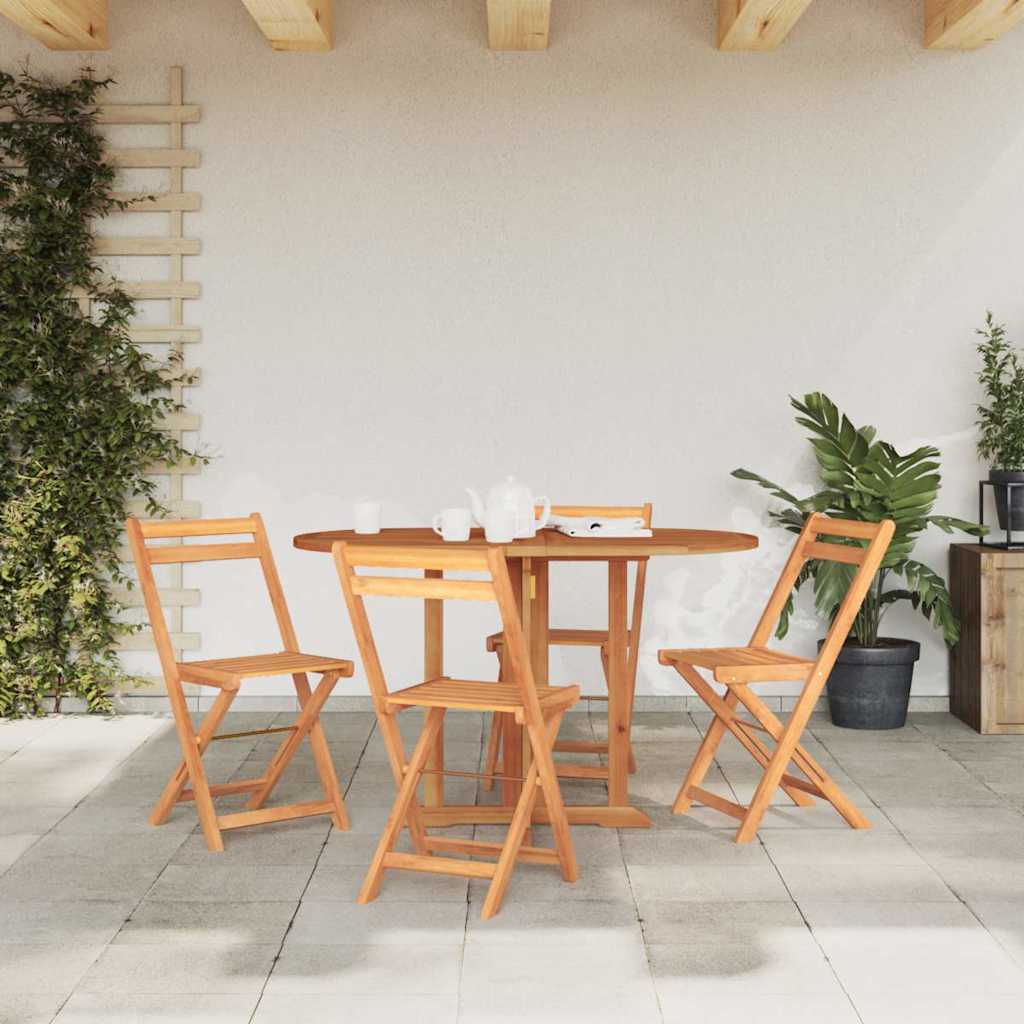 Outdoor Table Folding Butterfly Garden Solid Wood Teak 120 x 70 x 75 cm Foldable