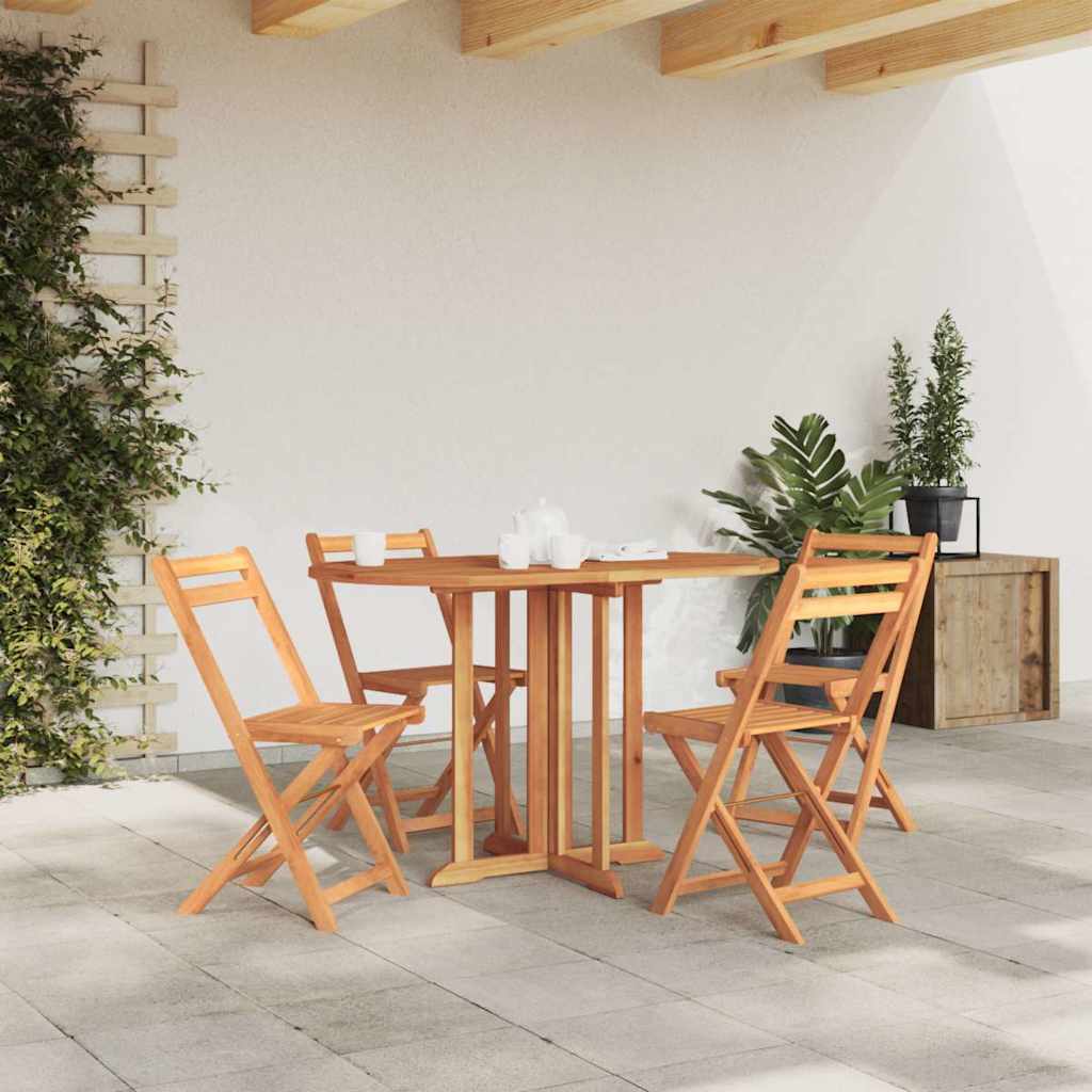 Outdoor Table Folding Butterfly Garden Solid Wood Teak 120 x 70 x 75 cm Foldable