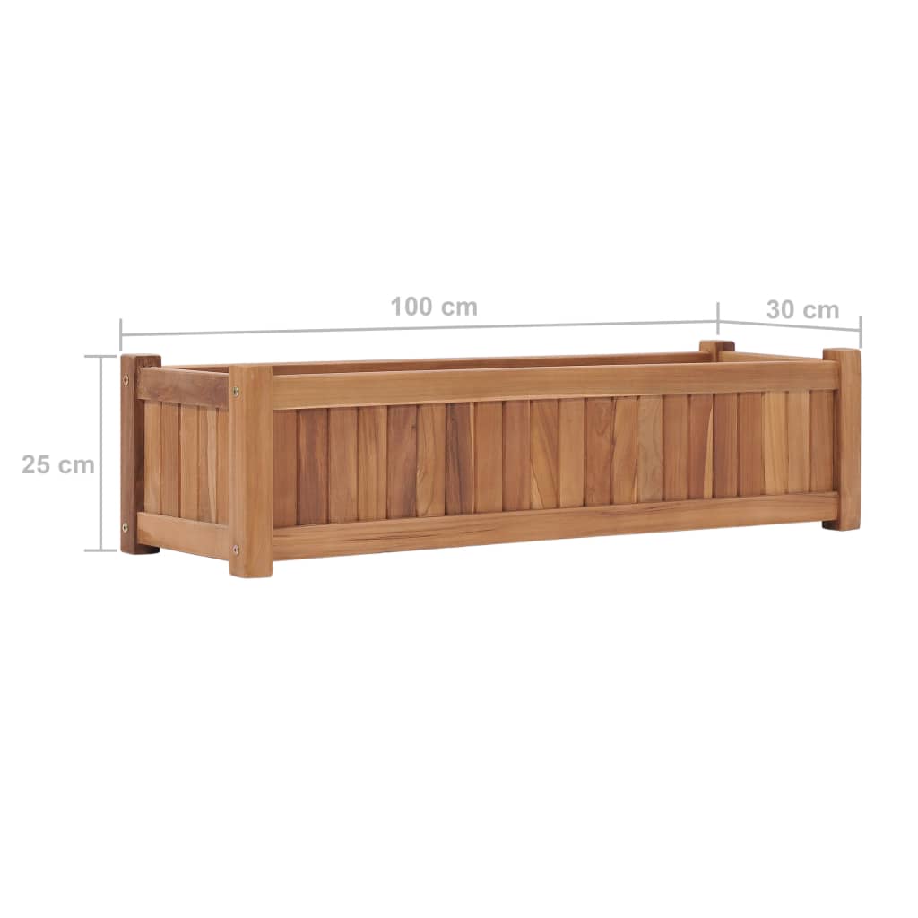 Raised Bed Solid Teak Wood