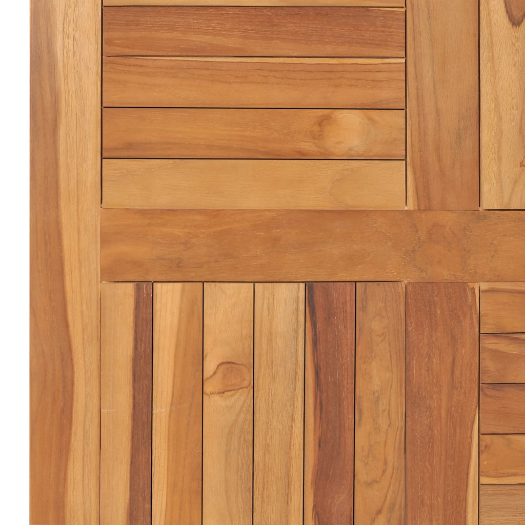 Table Top Solid Teak Wood 80X80X2.5 Cm
