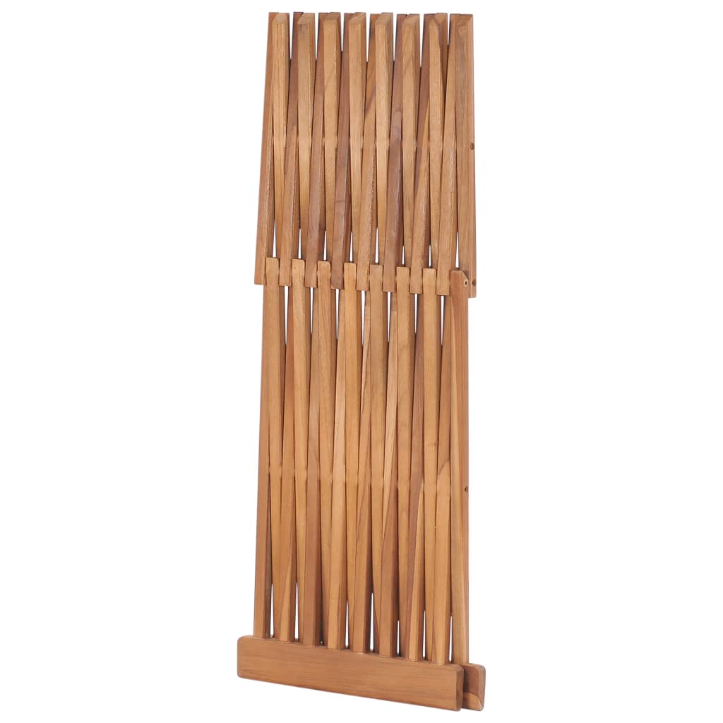 Folding Stool 40X32X45 Cm Solid Teak Wood