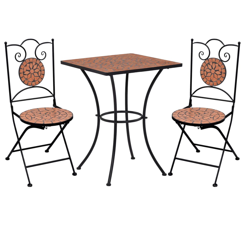 Patio Furniture | | Powder-Coated Iron, Ceramic Tile | Small