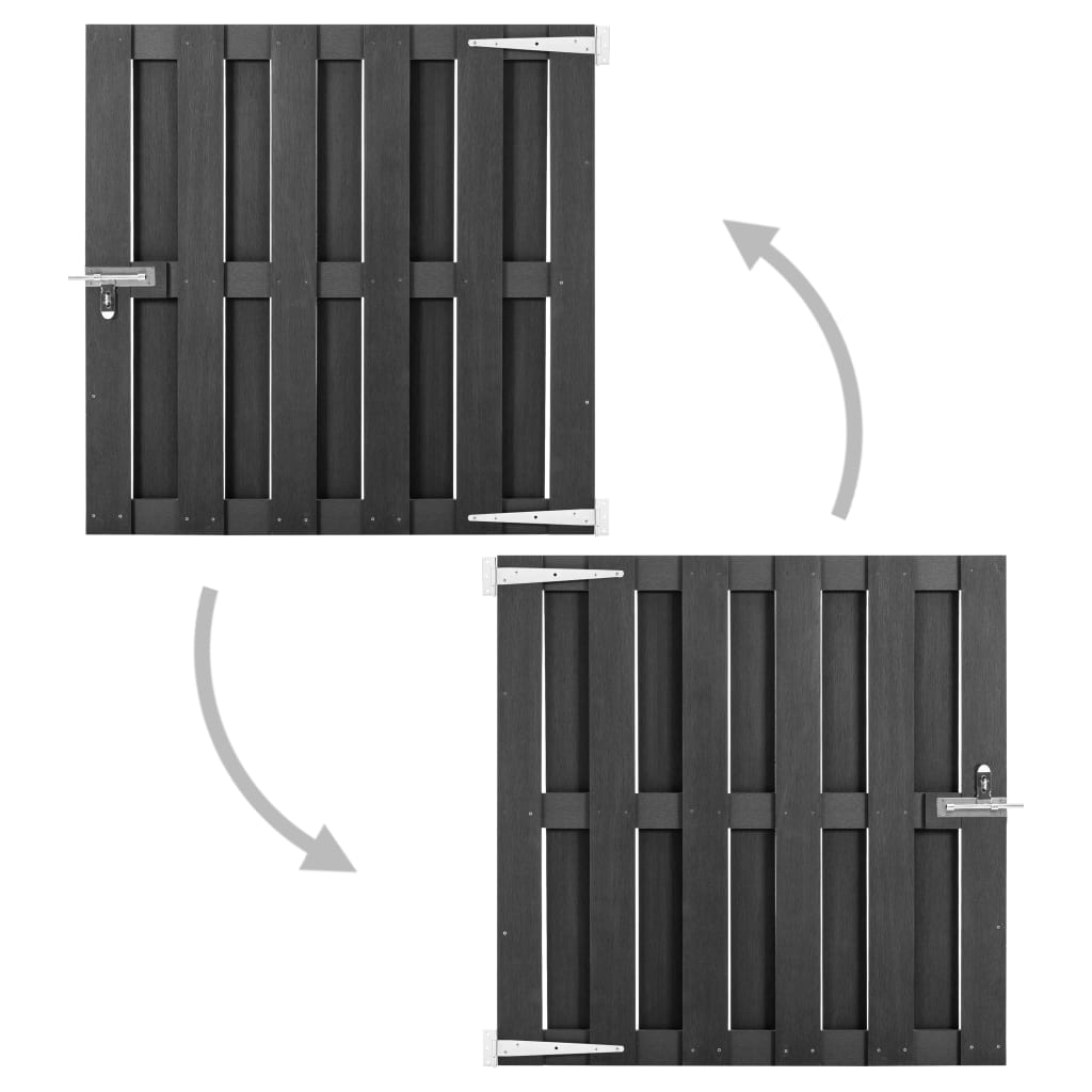 Garden Gate Wpc Grey