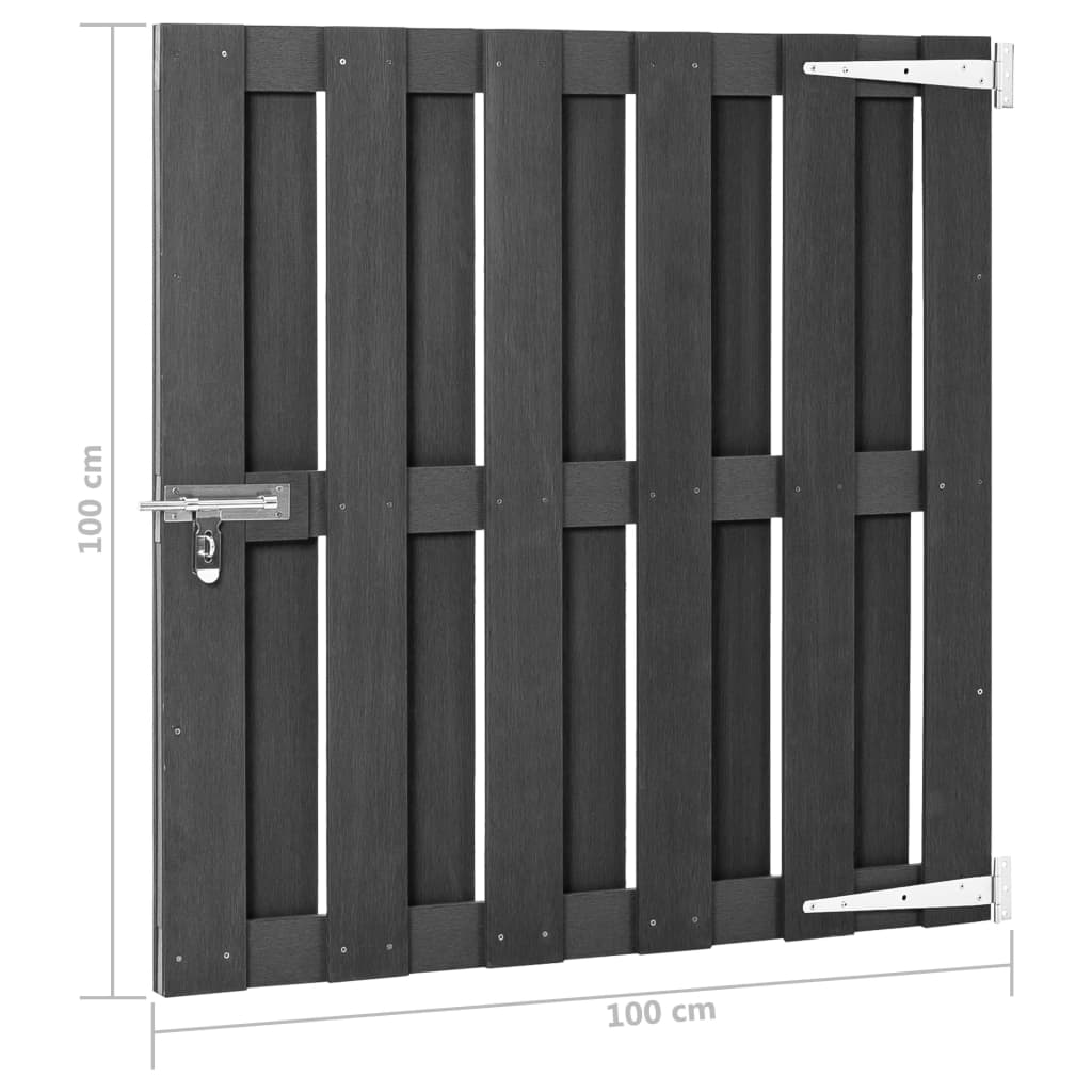 Garden Gate Wpc Grey