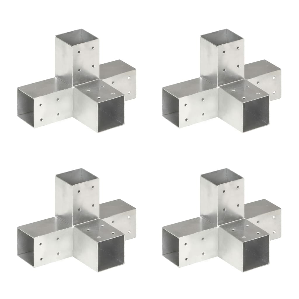 Post Connector Galvanised Metal