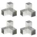 Post Connector Galvanised Metal