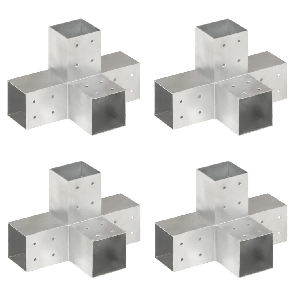 Post Connector Galvanised Metal