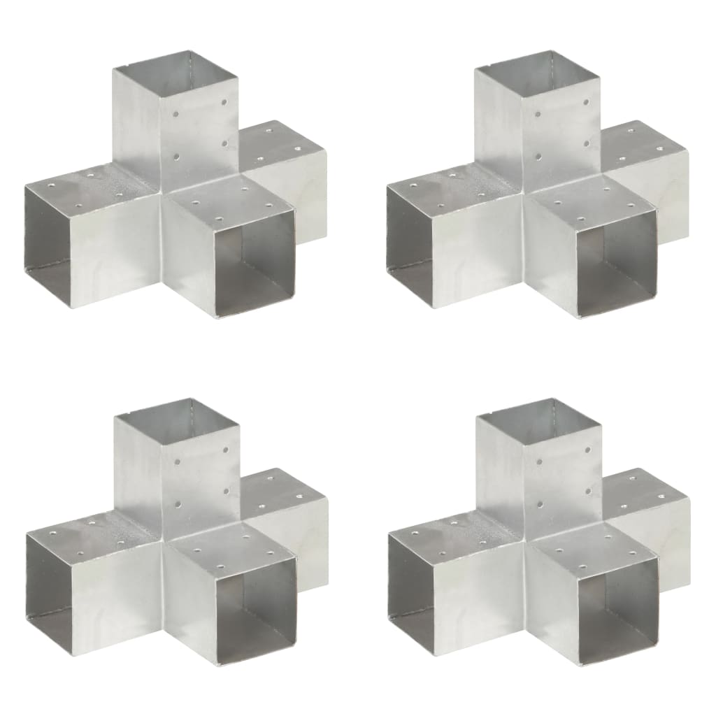 Post Connector Galvanised Metal