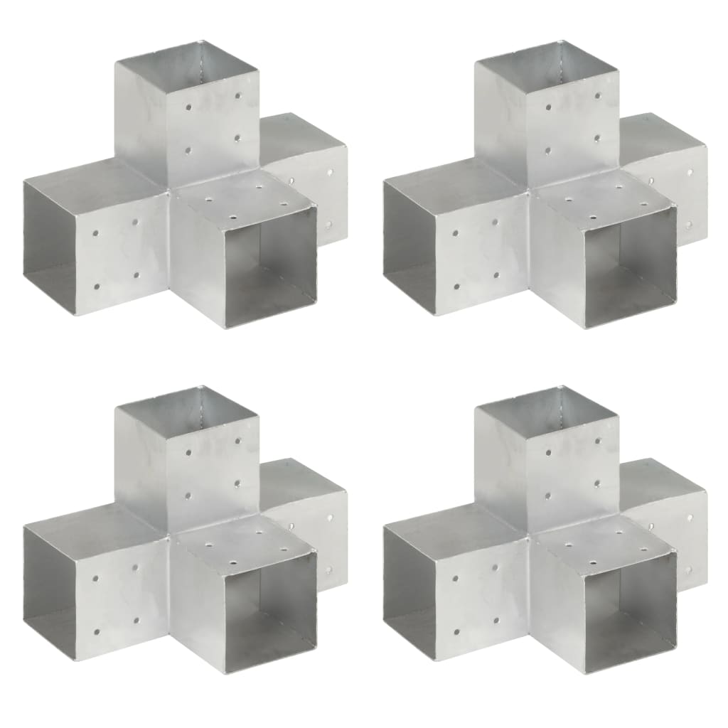 Post Connector Galvanised Metal