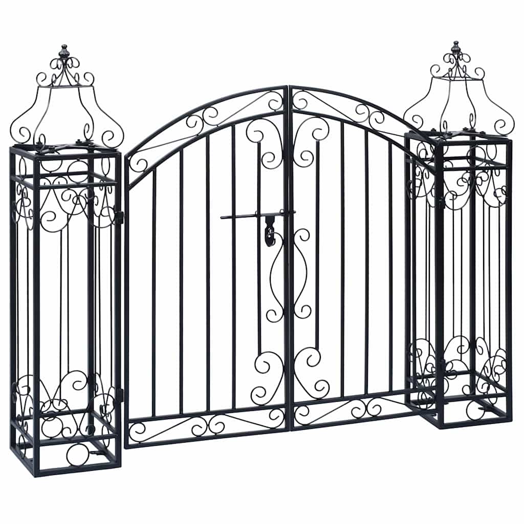 Garden Arches Trellises Arbours & Pergolas Wrought Iron Ornamental Gate Metal Dr