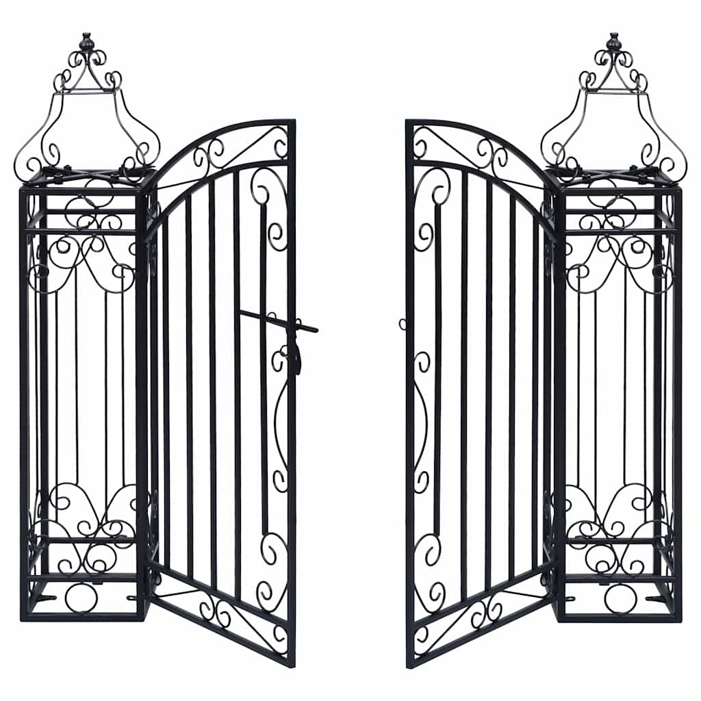 Garden Arches Trellises Arbours & Pergolas Wrought Iron Ornamental Gate Metal Dr