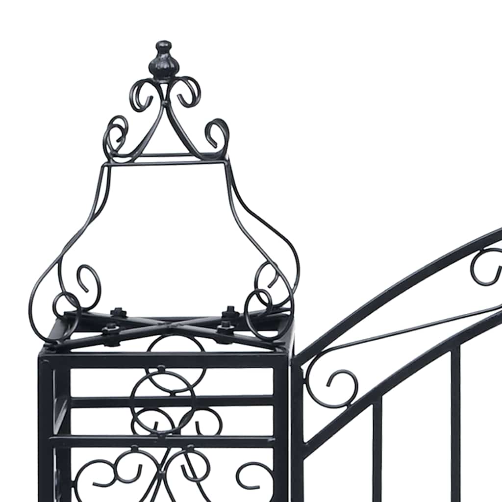 Garden Arches Trellises Arbours & Pergolas Wrought Iron Ornamental Gate Metal Dr