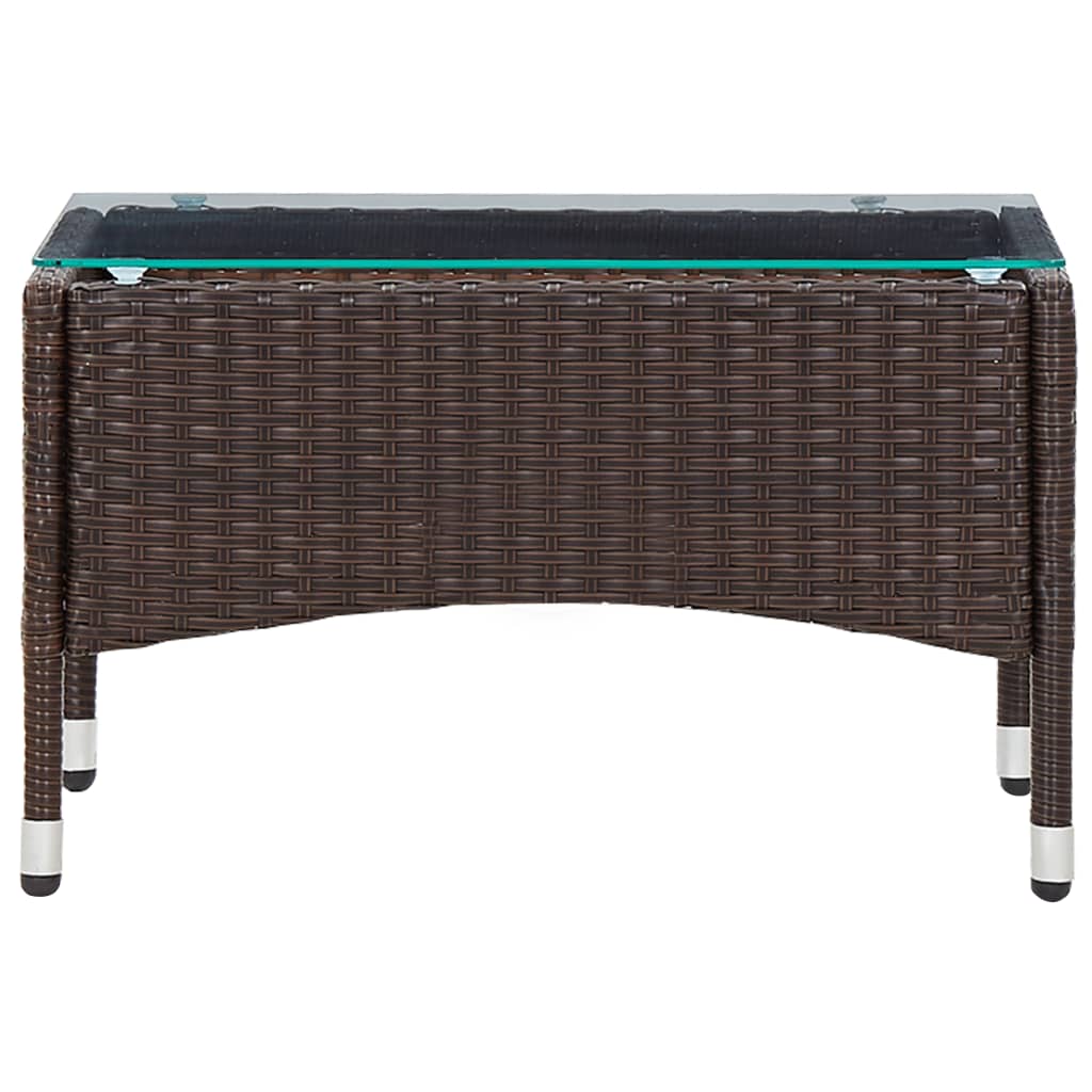 Coffee Table 60X40X36 Cm Poly Rattan
