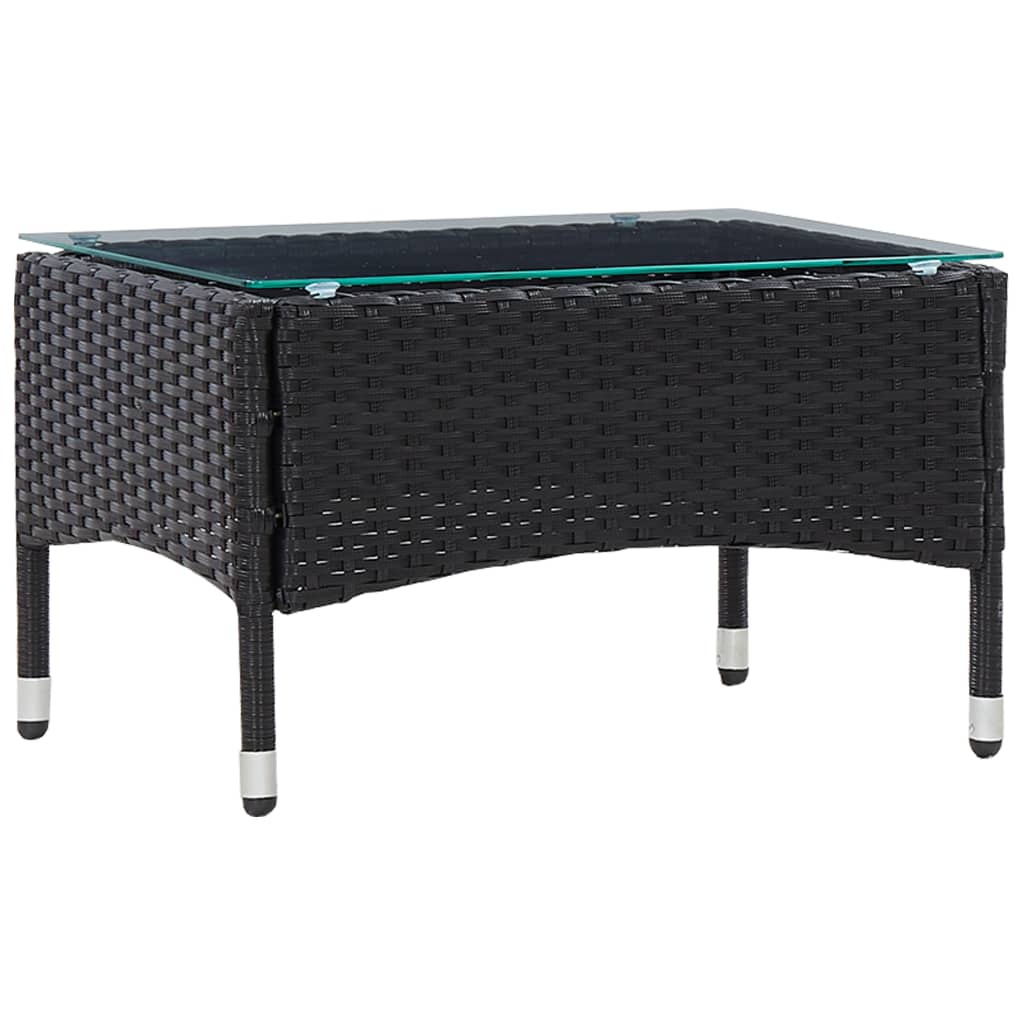 Coffee Table 60X40X36 Cm Poly Rattan