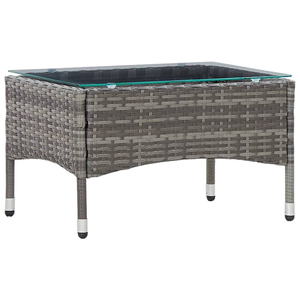 Coffee Table 60X40X36 Cm Poly Rattan