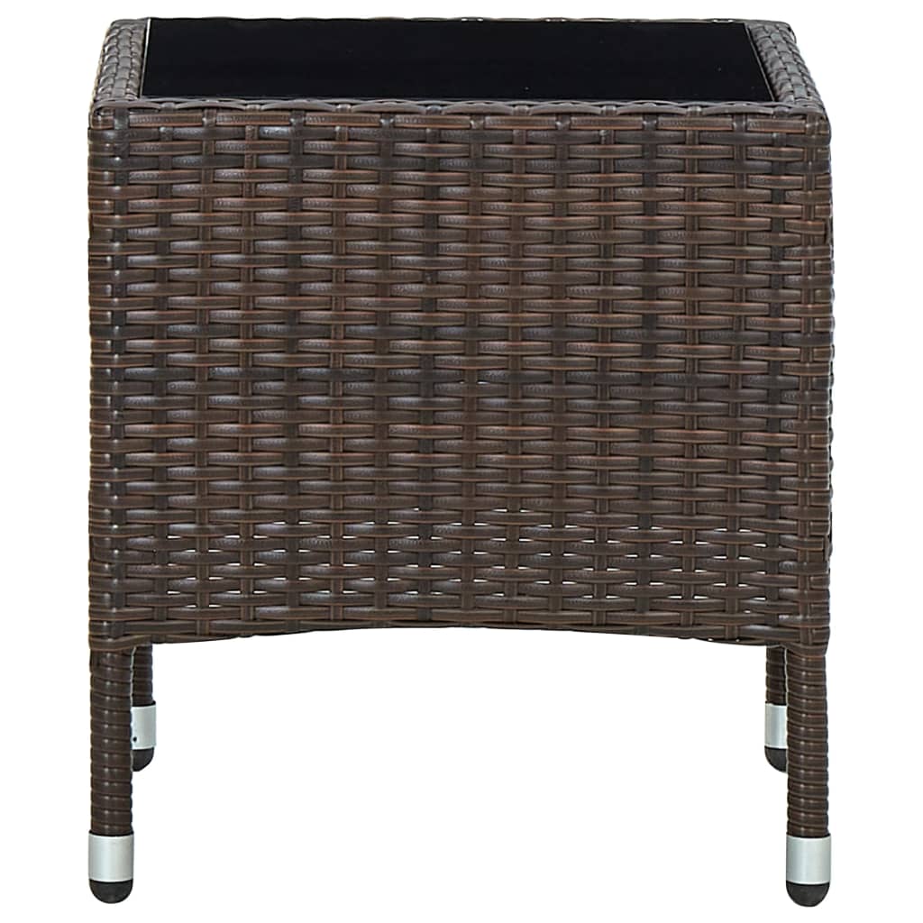 Garden Table 40X40X45 Cm Poly Rattan