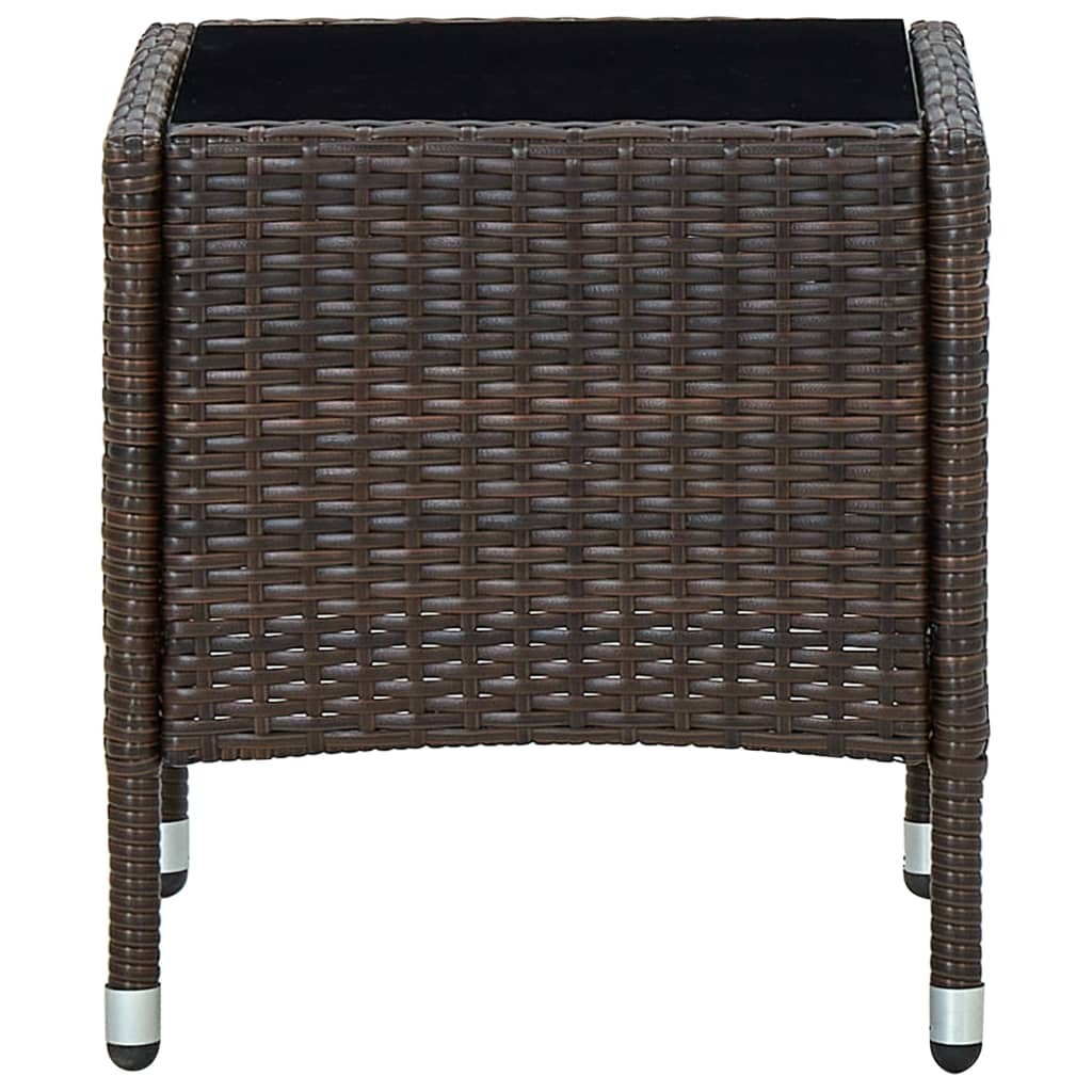 Garden Table 40X40X45 Cm Poly Rattan