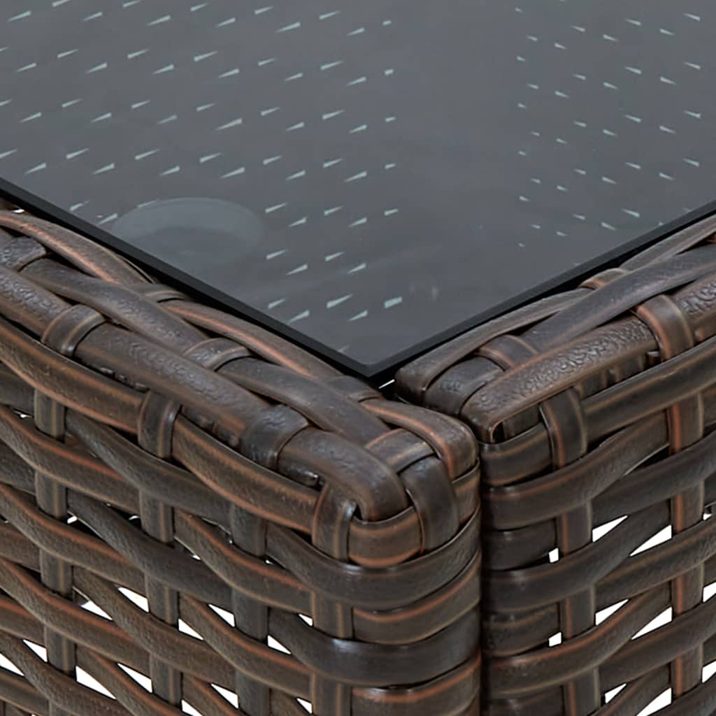 Garden Table 40X40X45 Cm Poly Rattan