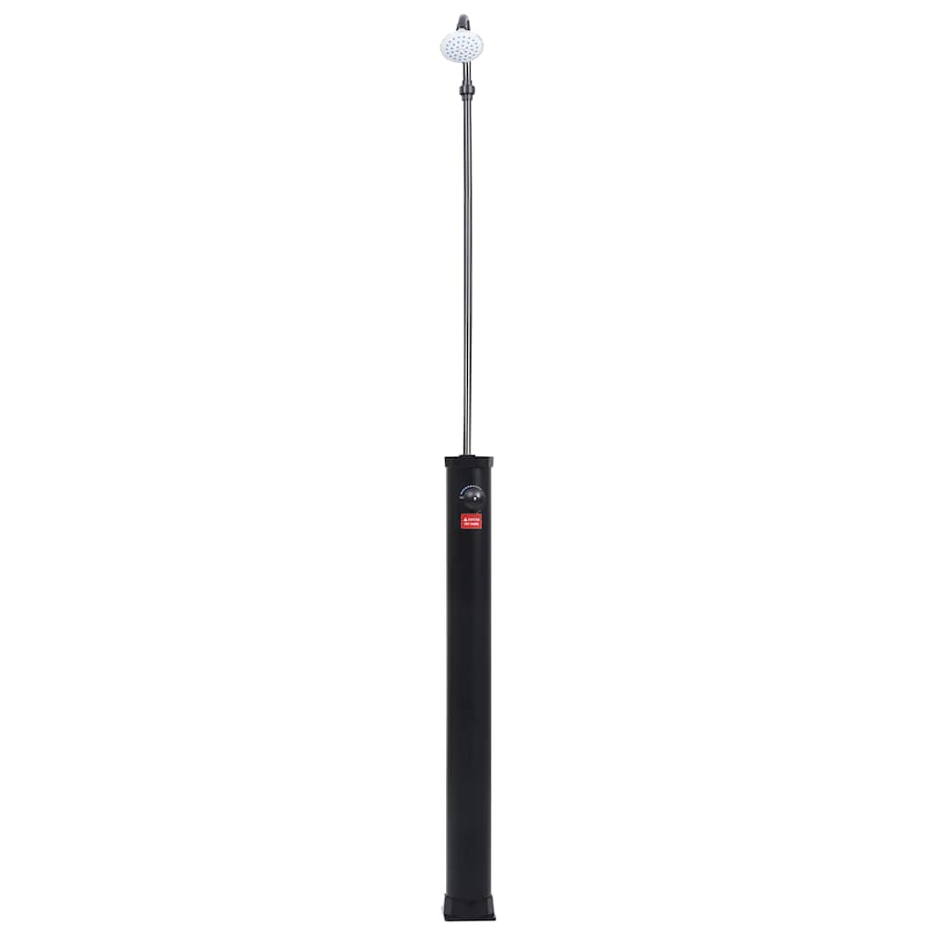 Pool & Spa Accessories 8L Solar Shower Outdoor Garden Camping Heated Water Black