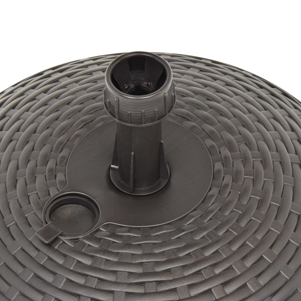 Umbrella Base Sand/Water Filled 20 L Plastic Rattan