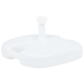 Umbrella Base Sand/Water Filled 16 L White Plastic