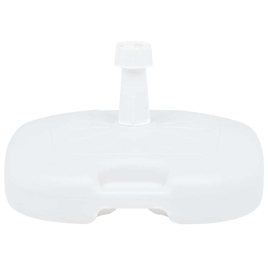 Outdoor Umbrella Bases Base Sand/Water Filled 16 L White Plastic 45 cm