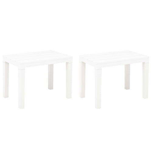 Garden Benches 2 Pcs Plastic