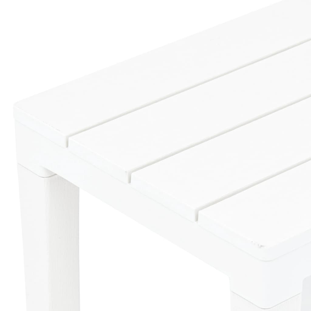 Garden Benches 2 Pcs Plastic