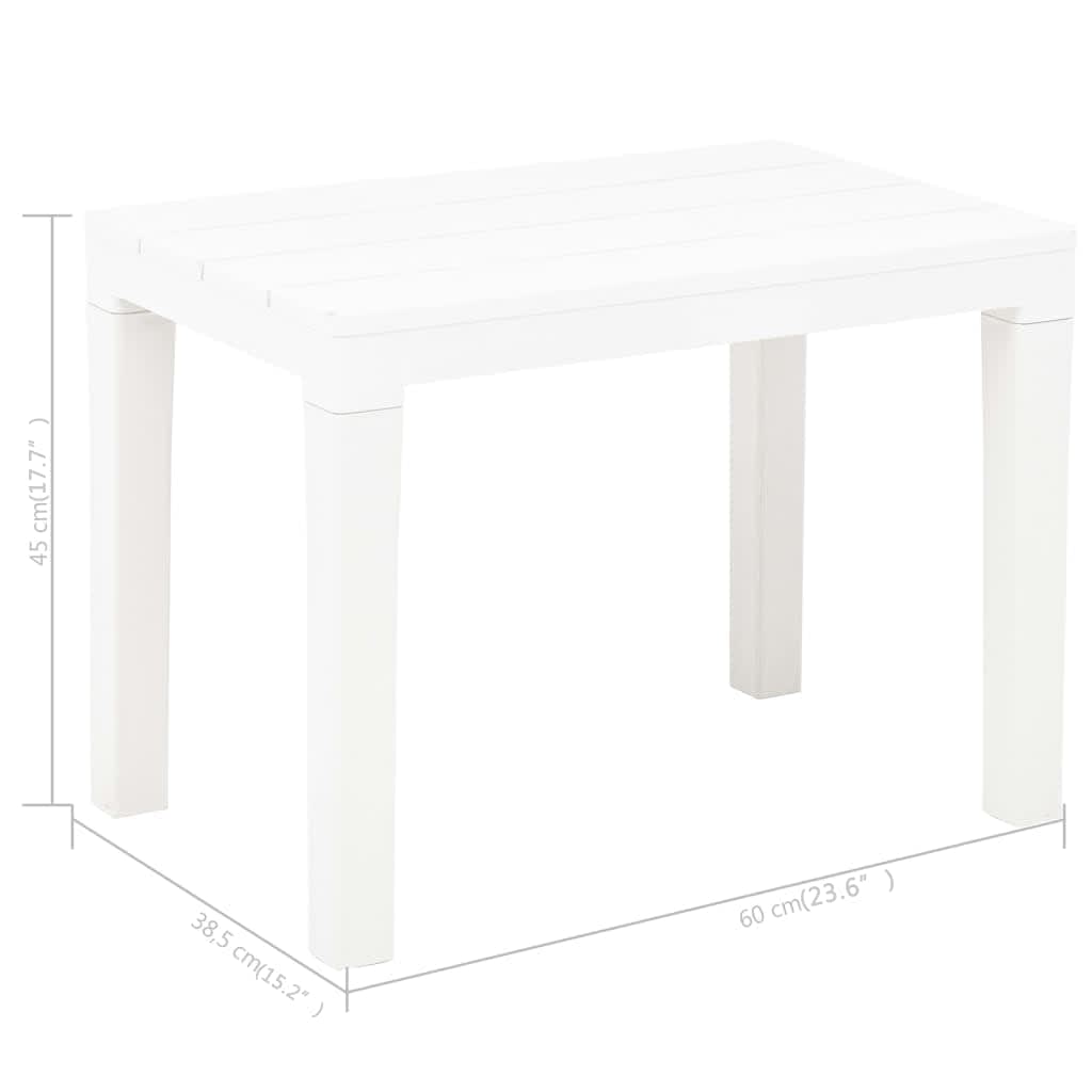 Garden Benches 2 Pcs Plastic