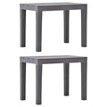 Garden Benches 2 Pcs Plastic