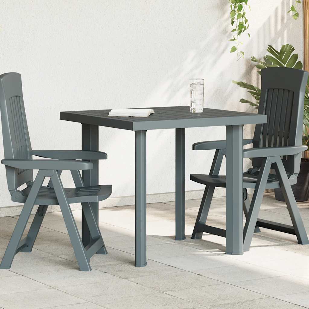 Garden Table 80X75X72 Cm Plastic