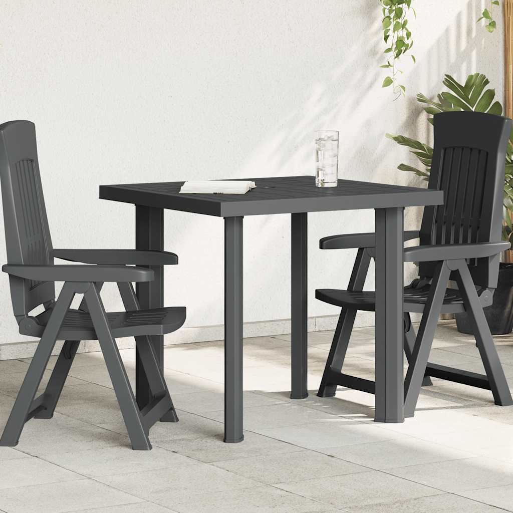 Garden Table 80X75X72 Cm Plastic