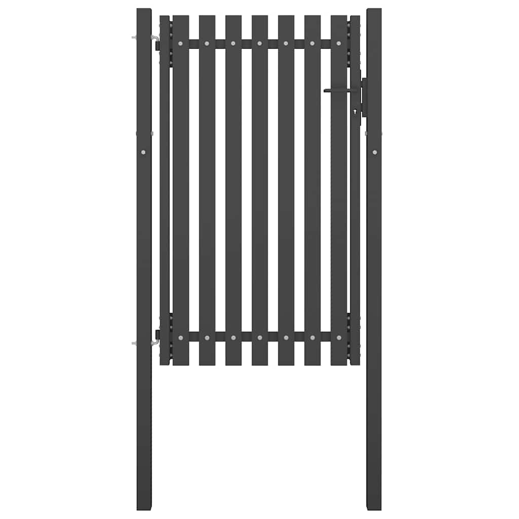 Garden Fence Gate Steel Anthracite