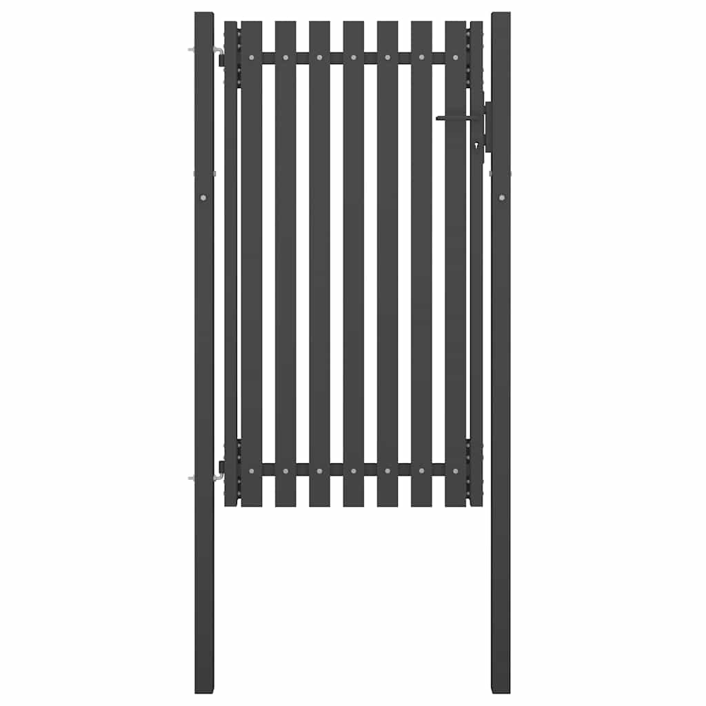 Garden Fence Gate Steel Anthracite