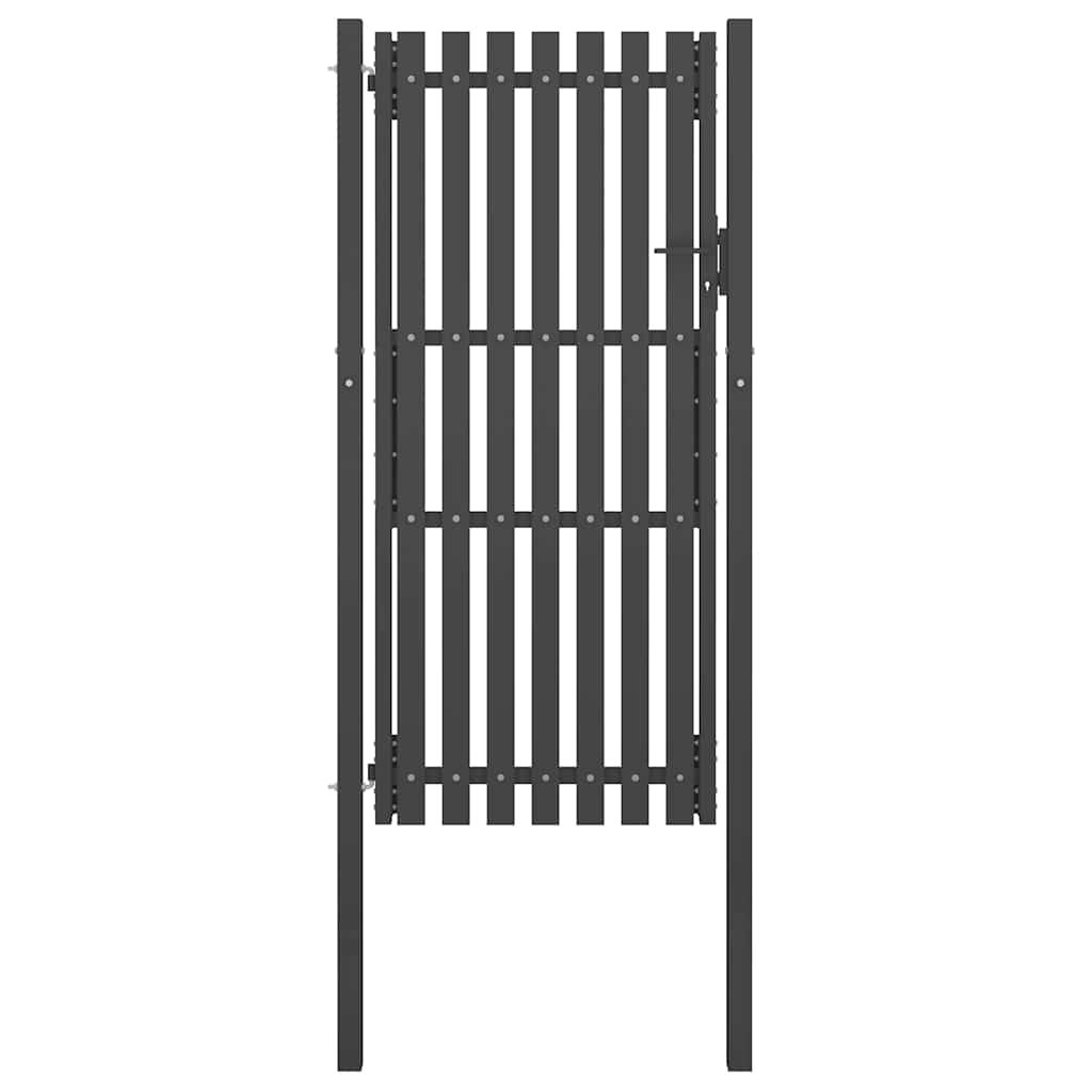 Garden Fence Gate Steel Anthracite