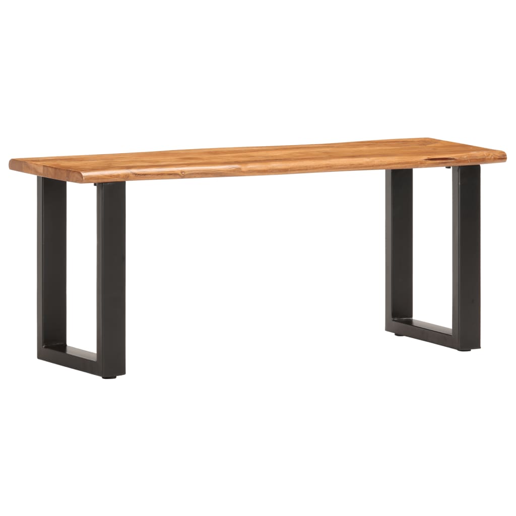 Bench Solid Wood Acacia And Steel
