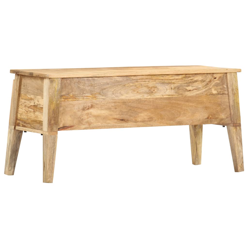 Storage Box 99X35X48 Cm Solid Mango Wood