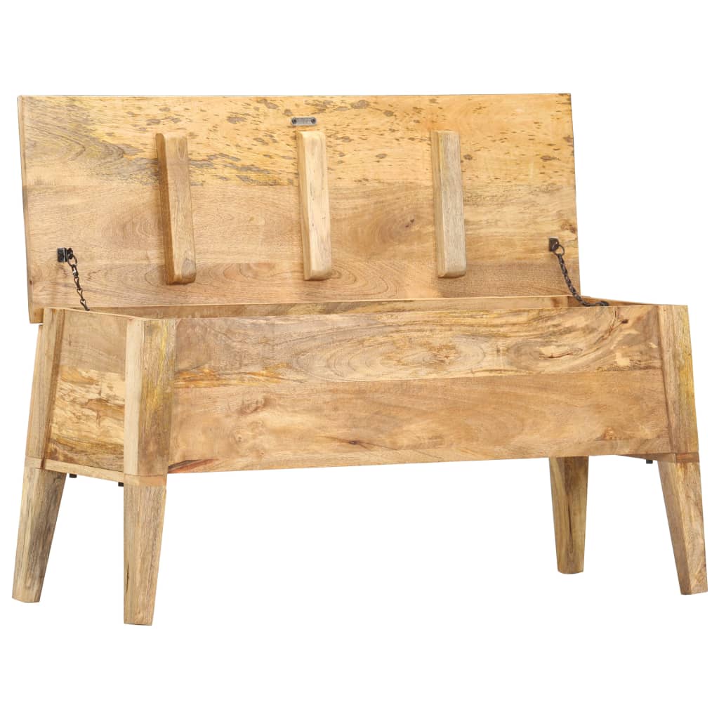 Storage Box 99X35X48 Cm Solid Mango Wood