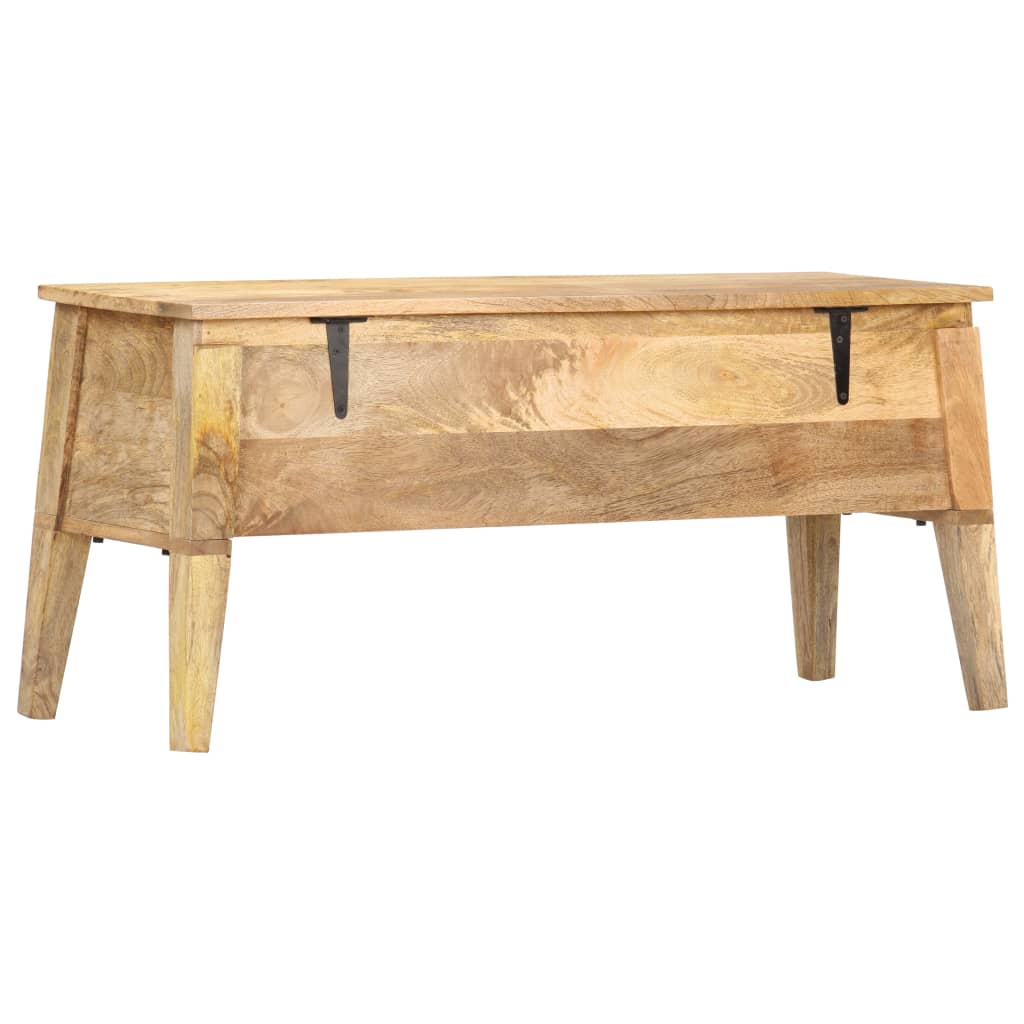 Storage Box 99X35X48 Cm Solid Mango Wood
