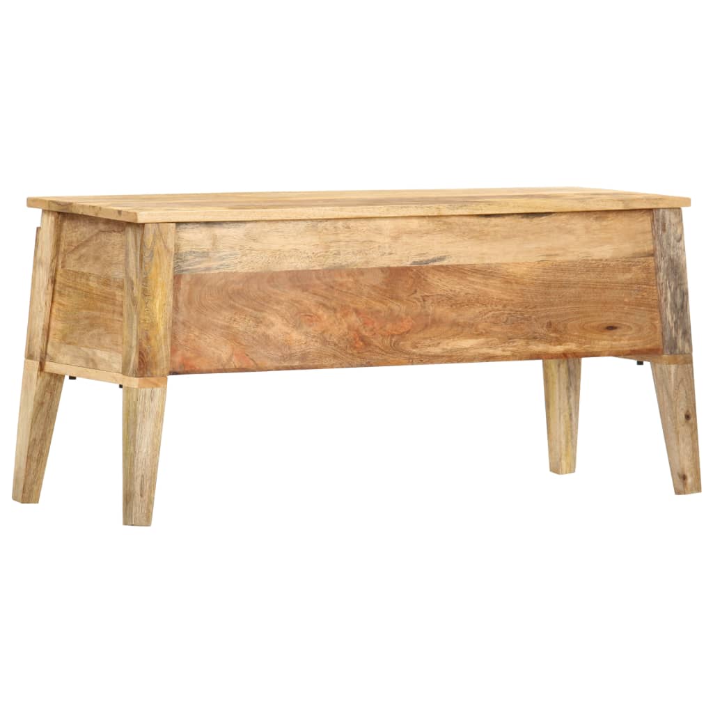 Storage Box 99X35X48 Cm Solid Mango Wood